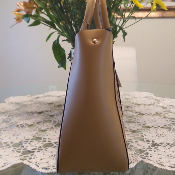 Gianni Nataro Leather Tan Satchel - Picture 4 of 11